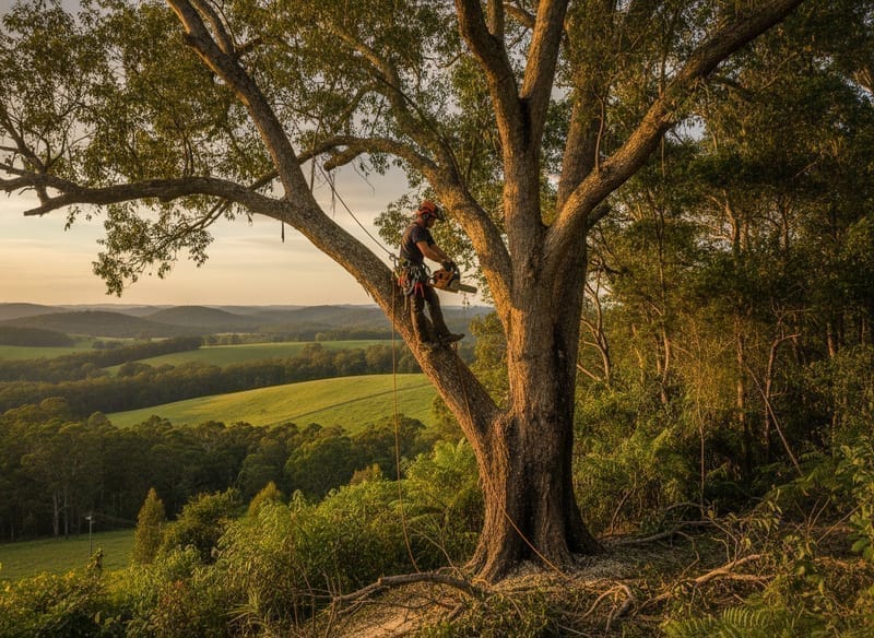 Tree Pruning performed by The Forest Arborist in The Forest